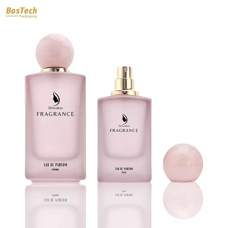 pink luxury perfume spary bottle