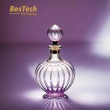 wholesale bulk purple glass perfume bottles